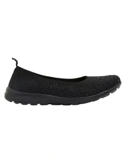 Active Flex Patrice Sneakers in Black Diamante