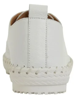 Active Flex Ripley Sneakers in White Leather