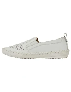 Active Flex Riva Sneakers in White Leather