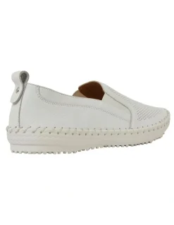 Active Flex Riva Sneakers in White Leather
