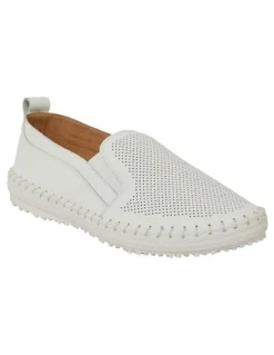 Active Flex Riva Sneakers in White Leather