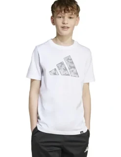 adidas Camo Graphic T-shirt in White