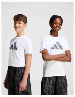 Adidas Camo Graphic T-Shirt Junior in White