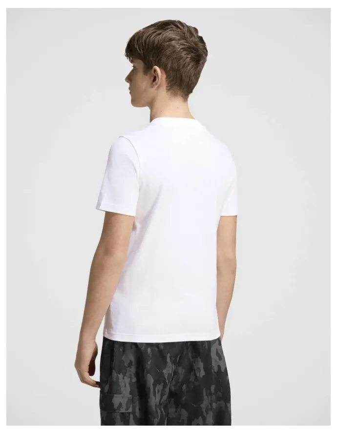 Adidas Camo Graphic T-Shirt Junior in White
