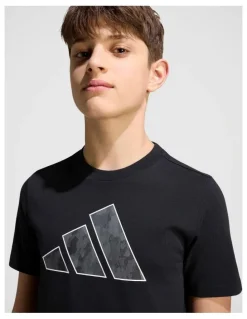 Adidas Camo Graphic T-Shirt Junior in Black