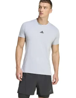 adidas Designed For Training Workout T-shirt in Grey