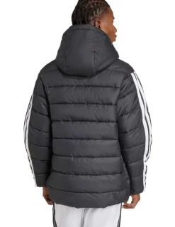 adidas Essentials Climawarm 3-Stripes Synthetic Down Jacket in Black