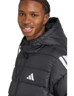 adidas Essentials Climawarm 3-Stripes Synthetic Down Jacket in Black