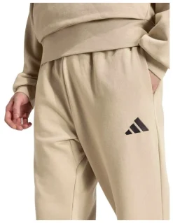 adidas Essentials Feel Cozy Fleece Joggers in Light Khaki