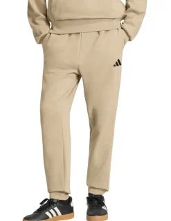 adidas Essentials Feel Cozy Fleece Joggers in Light Khaki