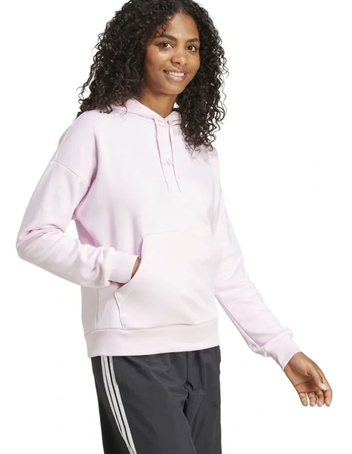 adidas Essentials Feel Cozy Hoodie in Pink