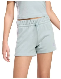 adidas Essentials Shorts in Wonder Sage/White