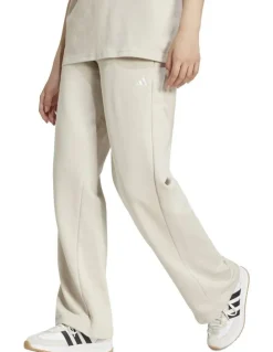 adidas Essentials Small Logo Feel Cozy Open-Hem Joggers in Grey