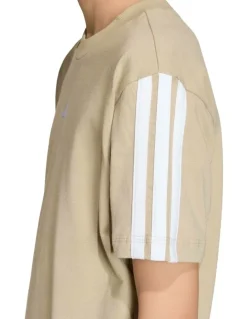 adidas Essentials Tee in Beige