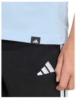 adidas Football Graphic T-shirt in Blue