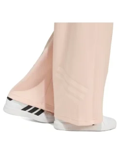 adidas Future Icons 3 Stripes Wide Leg Tracksuit Bottoms in Pink