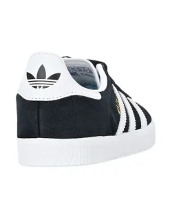 adidas Gazelle Classic Preschool Sneakers in Black/White