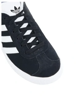adidas Gazelle Classic Preschool Sneakers in Black/White