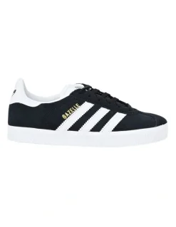 adidas Gazelle Classic Preschool Sneakers in Black/White