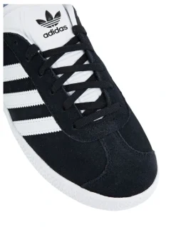adidas Gazelle J Grade School Sneakers in Black