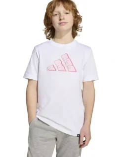 adidas Graffiti Graphic Tee in White