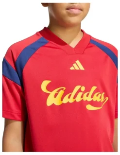 adidas House Of Tiro T-shirt in Red
