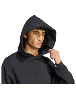 adidas Kit Small Logo Hoodie in Grey
