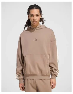 adidas Kit 3-Stripes Hoodie in Khaki