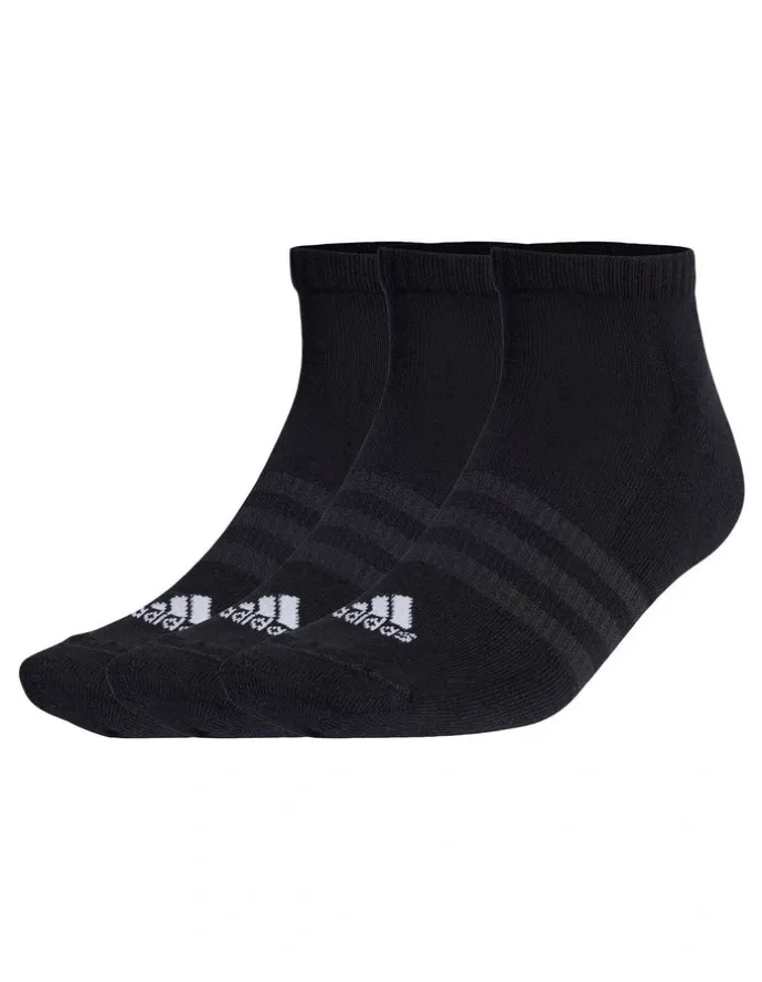 adidas Low Cut Sock 3 Pack in Black