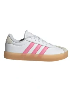 Adidas Originals Vl Court 3.0 Grade School Sneakers In White