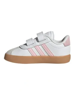 Adidas Performance Vl Court 3.0 Self-Fastening Infant Sneakers In White