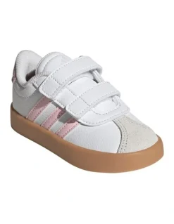 Adidas Performance Vl Court 3.0 Self-Fastening Infant Sneakers In White