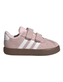 Adidas Performance Vl Court 3.0 Self-Fastening Infant Sneakers In Pink
