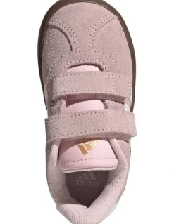 Adidas Performance Vl Court 3.0 Self-Fastening Infant Sneakers In Pink