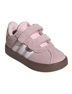 Adidas Performance Vl Court 3.0 Self-Fastening Infant Sneakers In Pink