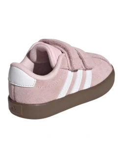 Adidas Performance Vl Court 3.0 Self-Fastening Infant Sneakers In Pink