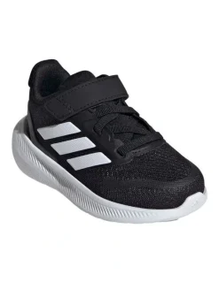 adidas Runfalcon 5 Self-Fastening Elastic Lace Infant Sport in Black/White