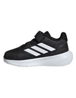 adidas Runfalcon 5 Self-Fastening Elastic Lace Infant Sport in Black/White