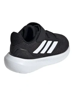 adidas Runfalcon 5 Self-Fastening Elastic Lace Infant Sport in Black/White