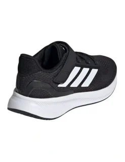 adidas Runfalcon 5 Self-Fastening Elastic Lace Pre-School Sport in Black/White