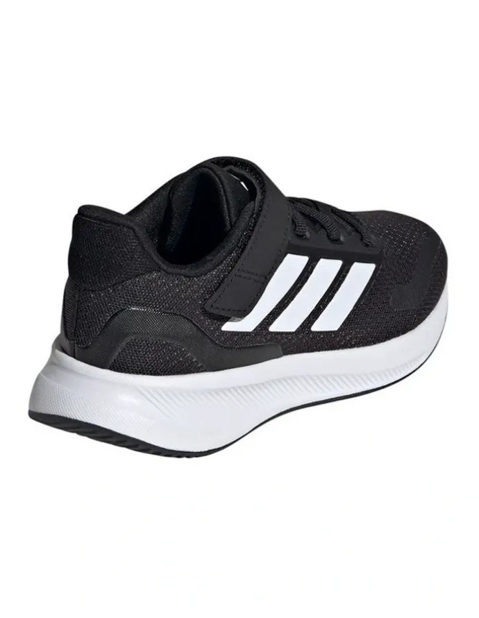 adidas Runfalcon 5 Self-Fastening Elastic Lace Pre-School Sport in Black/White