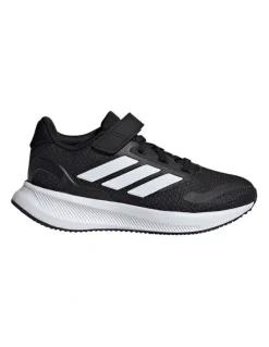 adidas Runfalcon 5 Self-Fastening Elastic Lace Pre-School Sport in Black/White