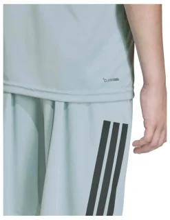 adidas Sereno T-shirt in Wonder Sage/Black