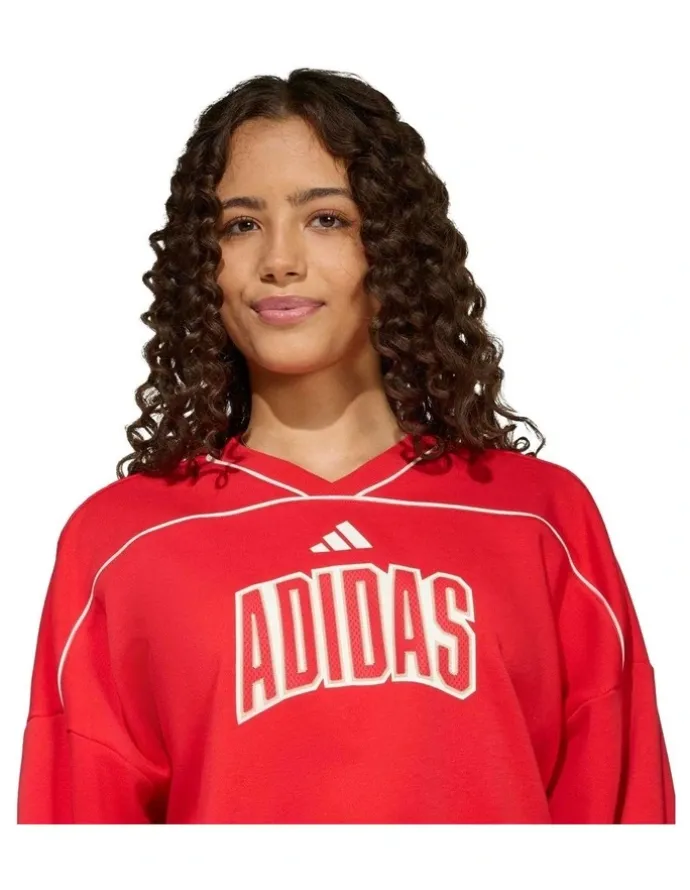 adidas Stadium Sweatshirt in Red