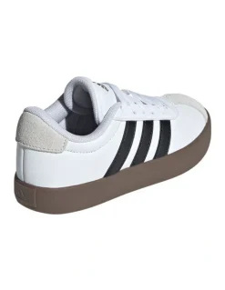 adidas Vl Court 3.0 Grade School Sneakers in Black/White
