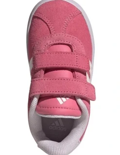 adidas VL Court 3.0 Self-Fastening Infant Sneakers in Pink
