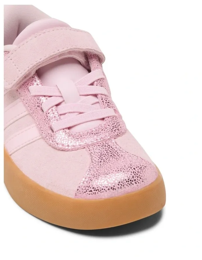 adidas Vl Court 3.0 Self-Fastening Pre-School Sneakers In Pink