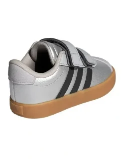adidas Vl Court 3.0 Self-Fastening Infant Sneakers Silver