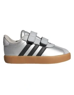 adidas Vl Court 3.0 Self-Fastening Infant Sneakers Silver