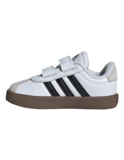 adidas Vl Court 3.0 Self-Fastening Infant Sneakers in Black/White